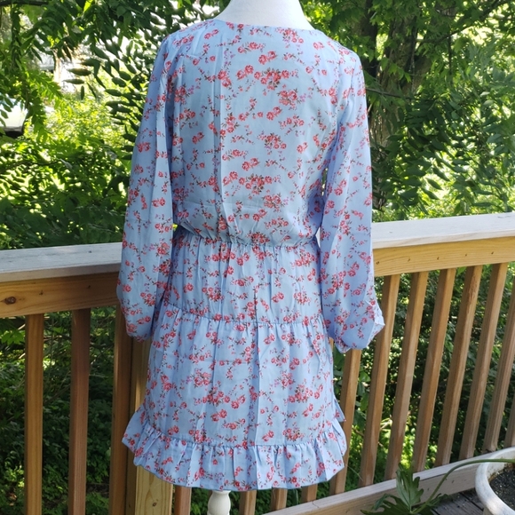 1LEFT!⚡SALE ⚡BABYBLUES FLORAL BOHO DRESS  M-XL - Picture 5 of 11